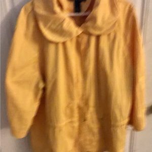 Womens Lane Bryant Yellow Draw String Jacket Size 22/24